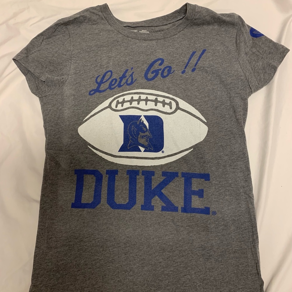 EUC Women’s Duke Blue Devils Football T Shirt ~ L